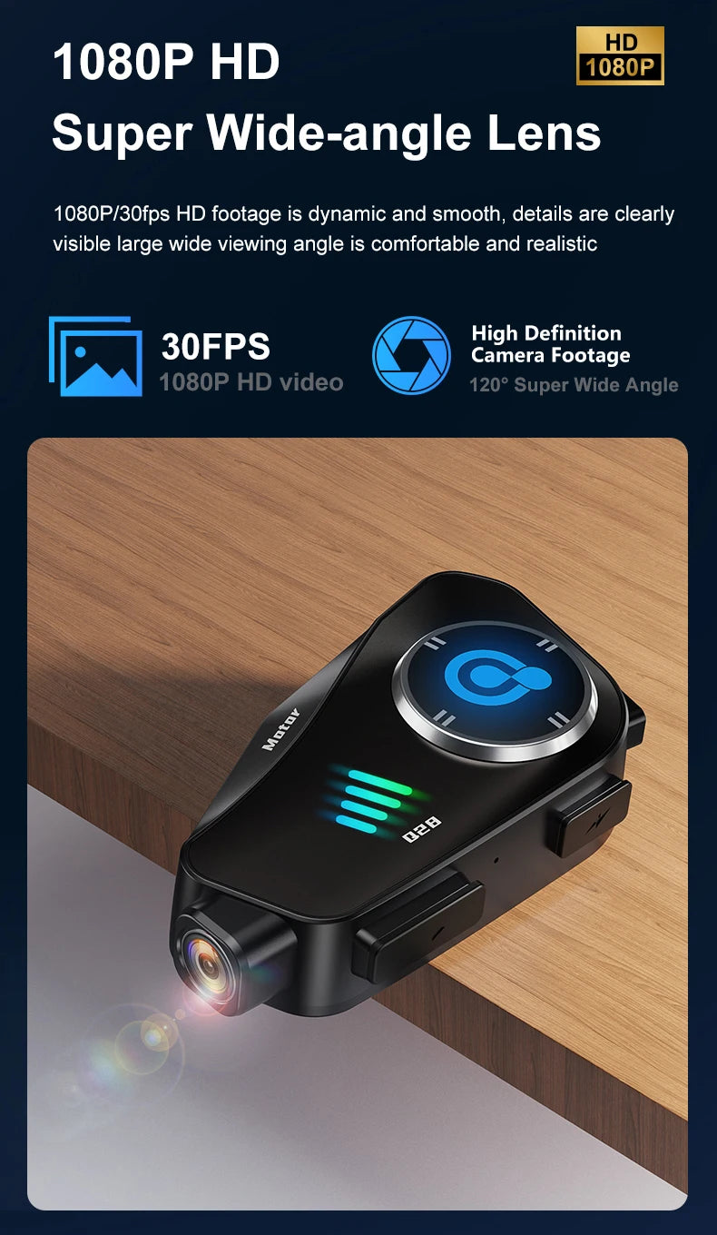 Gravador de capacete com Bluetooth e Wifi á Prova D´Água