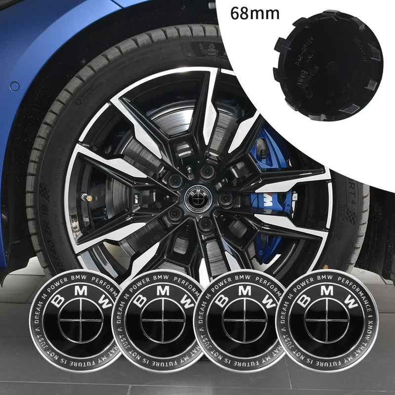 Capas de cubo de roda central BMW