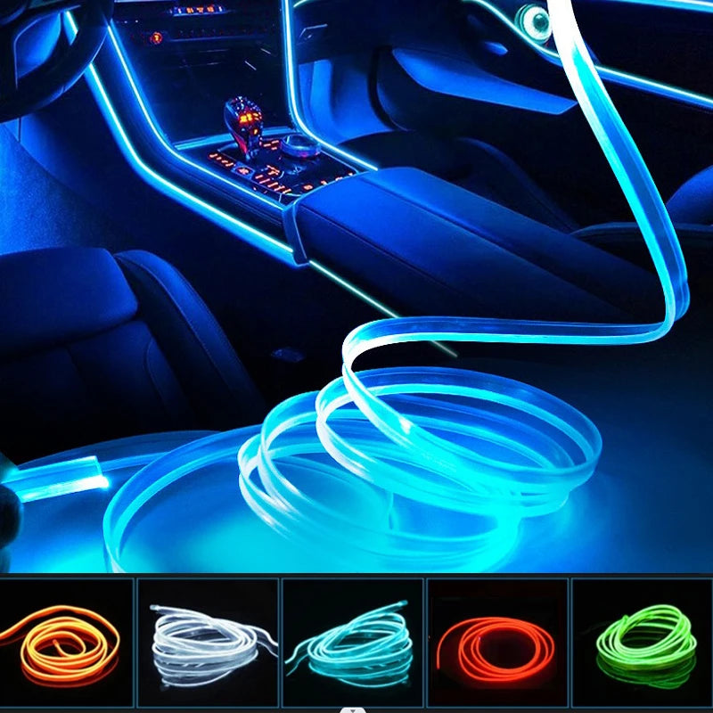 Tiras de Lâmpadas Decorativas para Interior de Carro de LED