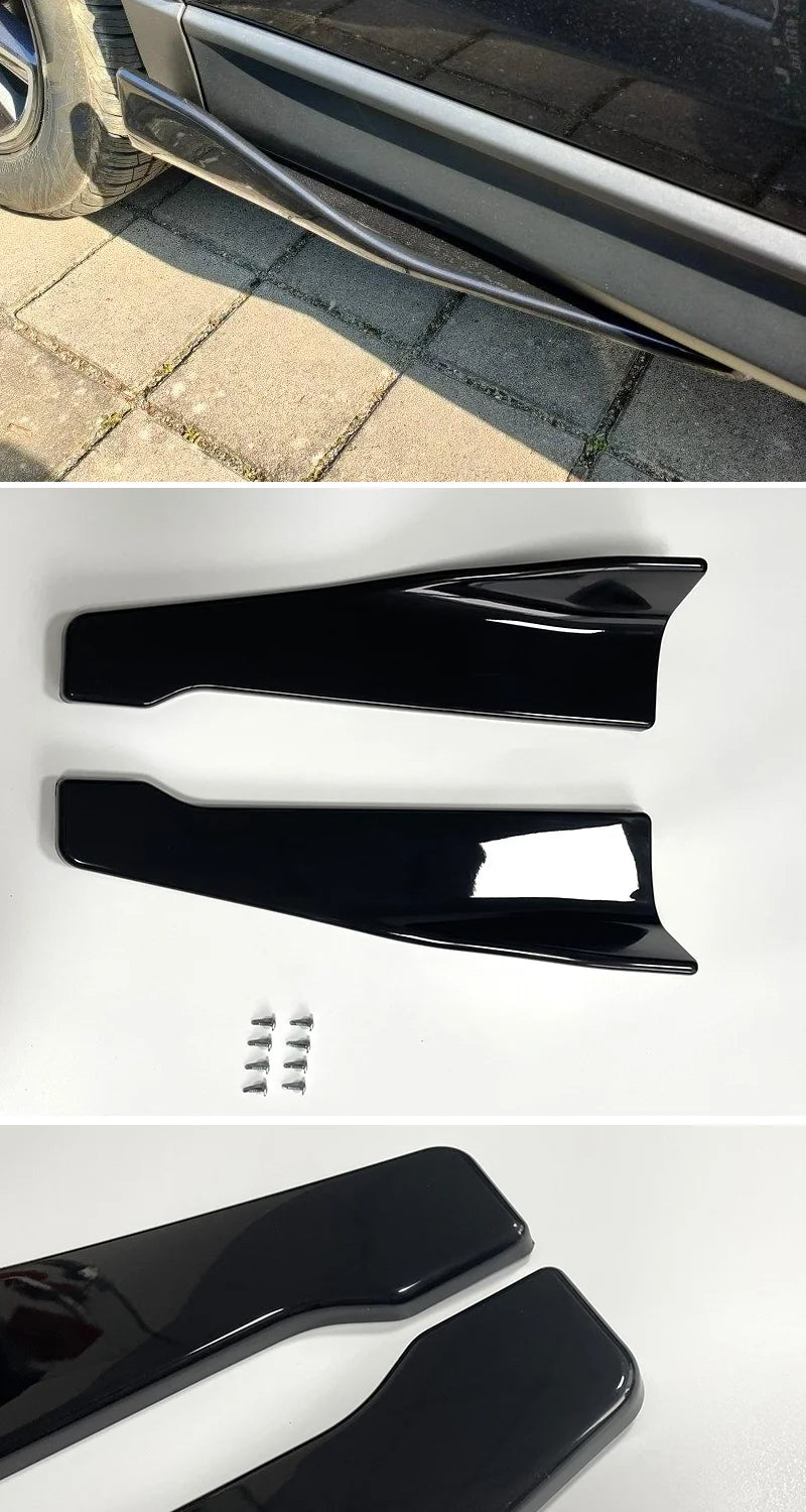 Spoiler Saia Lateral Frente Traseira Universal Splitter Scratch