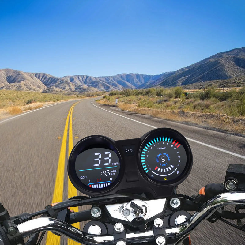 Painel,Velocimetro Digital em Led Eletrônico Universal para Motos e etc...