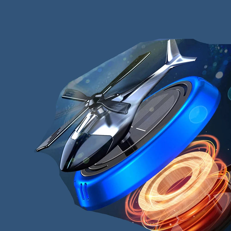 Difusor de aroma Helicóptero de Rotação Movido a Energia Solar Aromaterapia, Ambientador de Ar para Carro