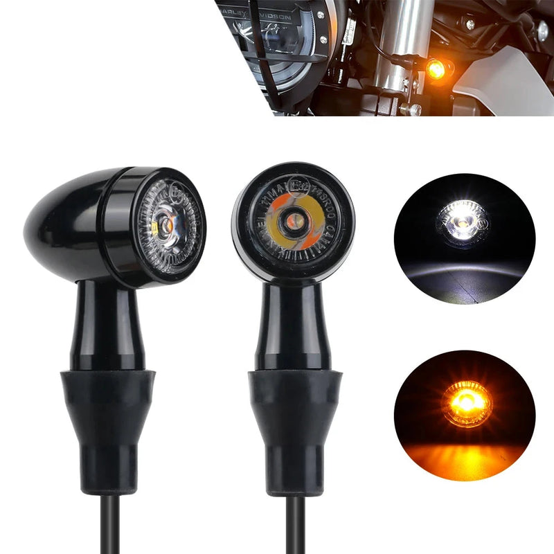 Luz de freio traseira  e Seta Retro Motocicleta