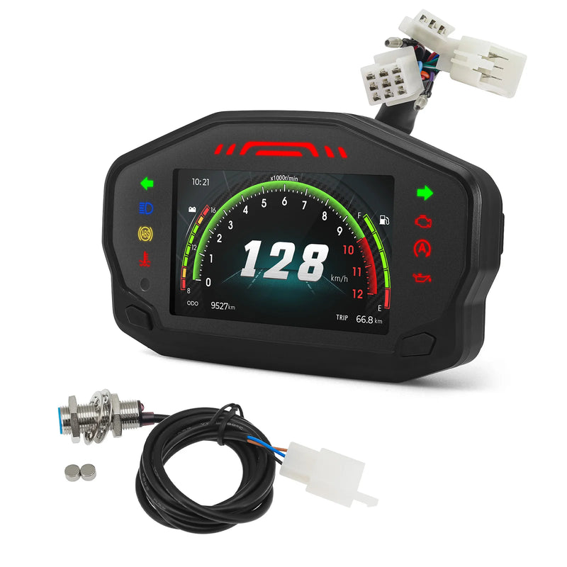 Velocímetro Display Led Universal Motocicleta