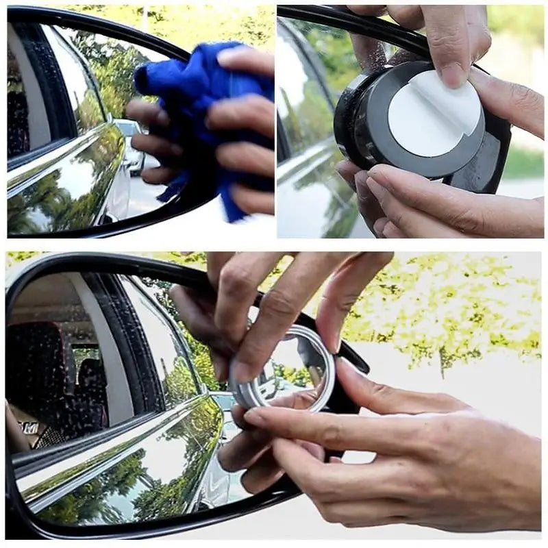 Espelho Retrovisor Auxiliar 360 Graus 2 Peças