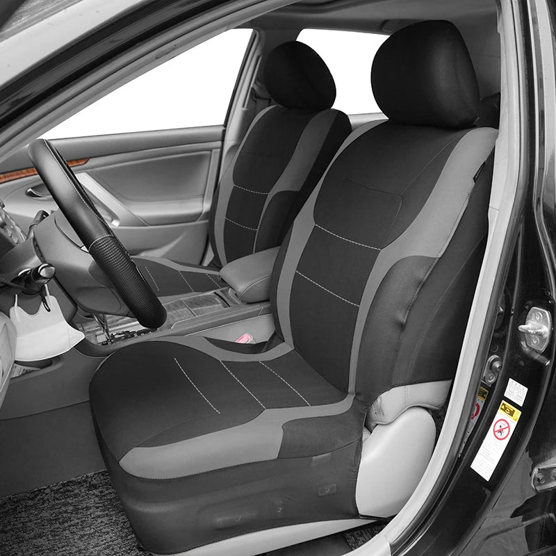 Capas de assento de carro de poliéster universal com design esportivo