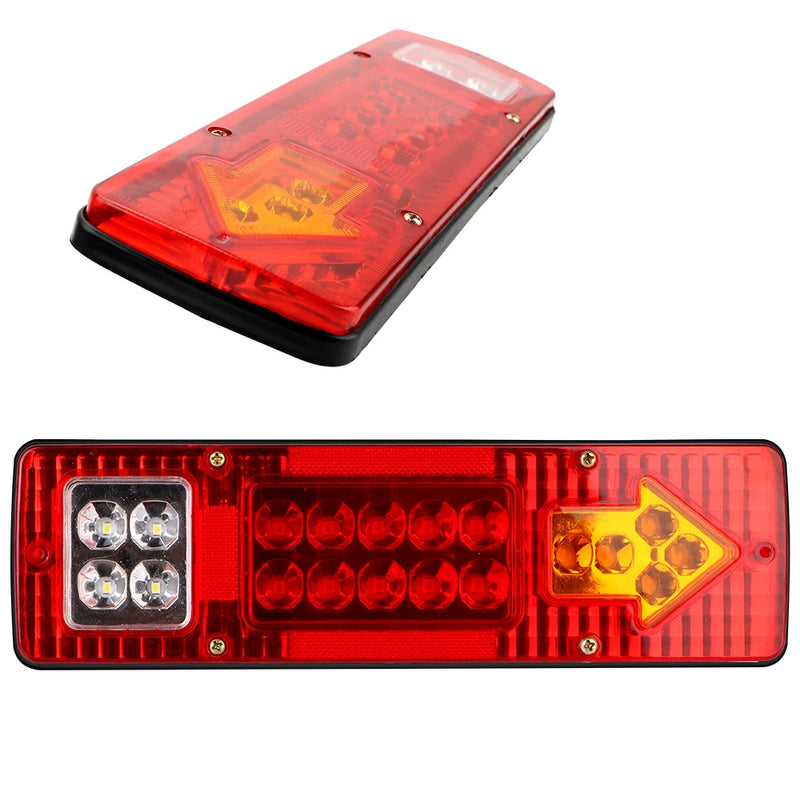 Luzes 19LED Traseiras de Caminhão Reboques 12V 24V 1 unidade