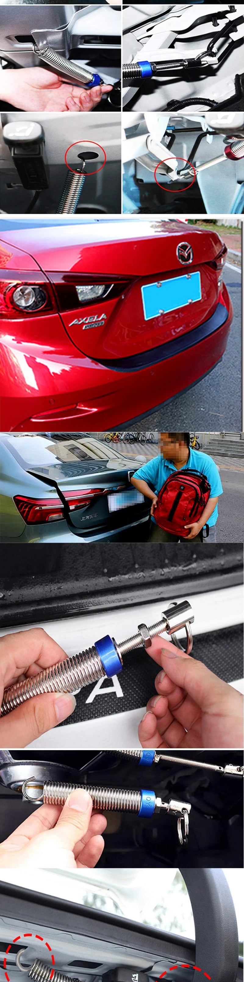 Mola de elevação da tampa do porta-malas do carro