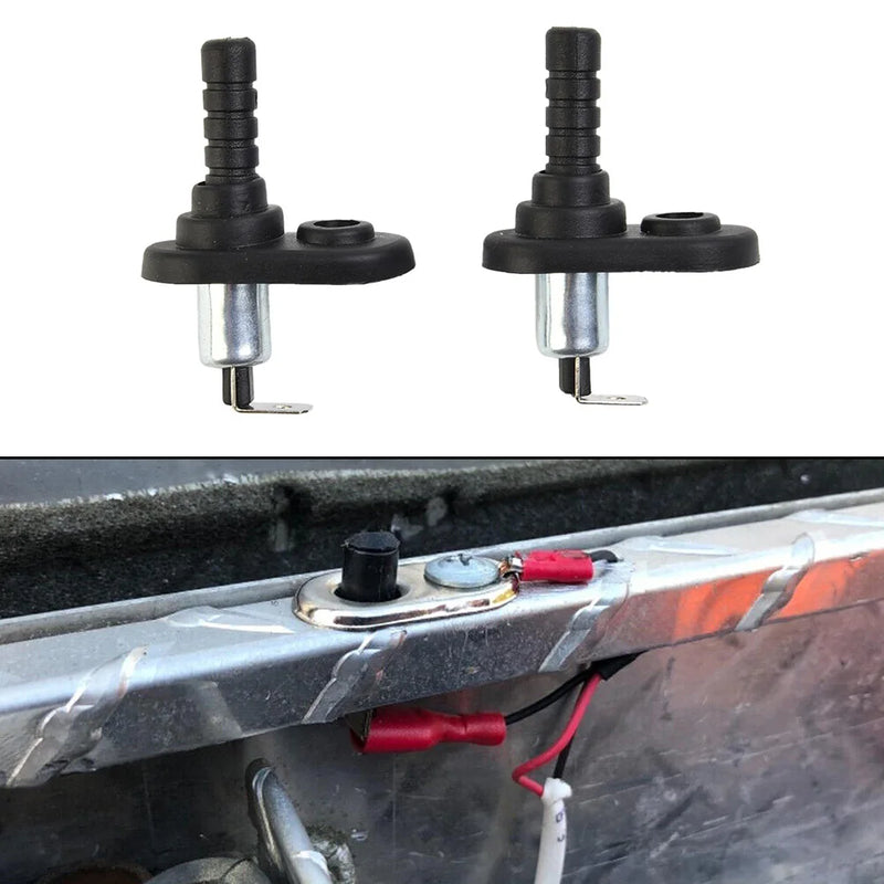 Interruptor de Porta de Carro Motor Capô Pino de Luz de Porta 20A 12V 2 peças