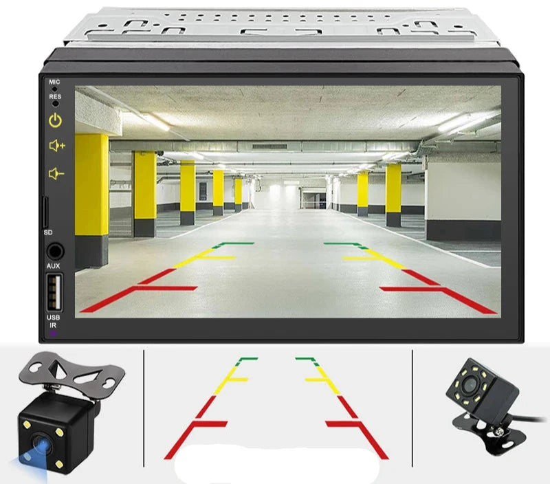 Multimedia Player 7 polegadas 1 Din MP5 radio