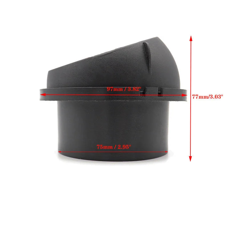 Duto de Ventilação de Ar TLY Peça Cotovelo Tubo de Saída Conector de Escape