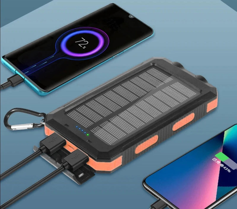 Carregador solar à prova d'água 10000mAh