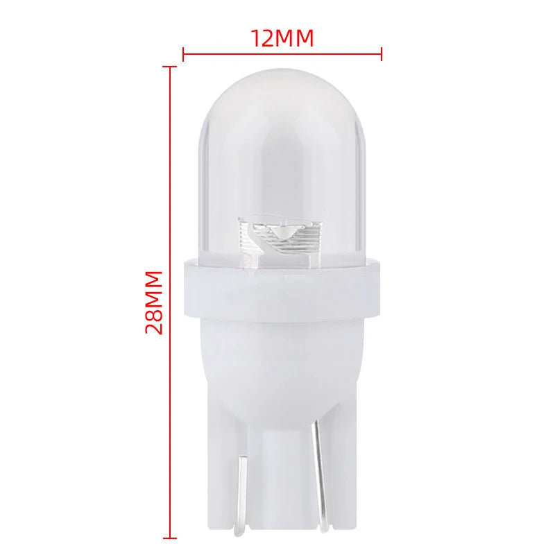 Led Lâmpada de carro para luz lateral de porta de leitura 10 peças T10 W5W