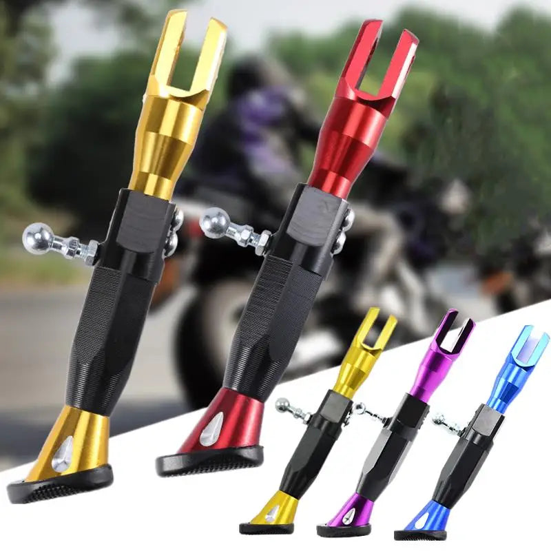 Suporte lateral para pedal de motocicleta em aluminio