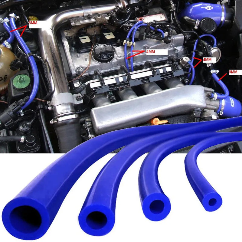 Mangueira de linha de combustivel de silicone universal.