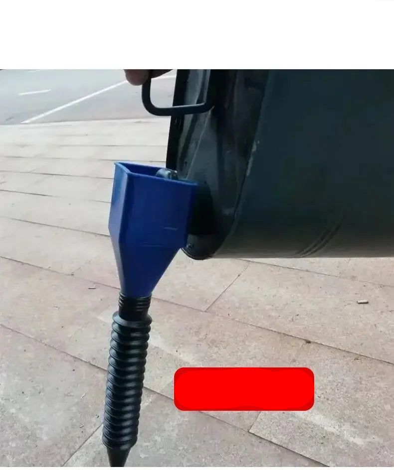 Funil de Reabastecimento Dobrável para Carro e Motocicleta