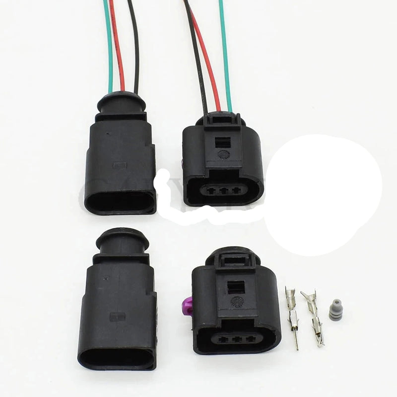 conector de fio elétrico à prova d'água  1 conjunto de 3 pinos.
