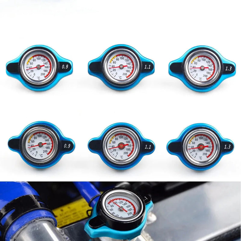 Tampa do Radiador com Medidor de Temperatura da Água, 0,9 BAR ou 1,1 BAR ou 1,3 BAR Universal
