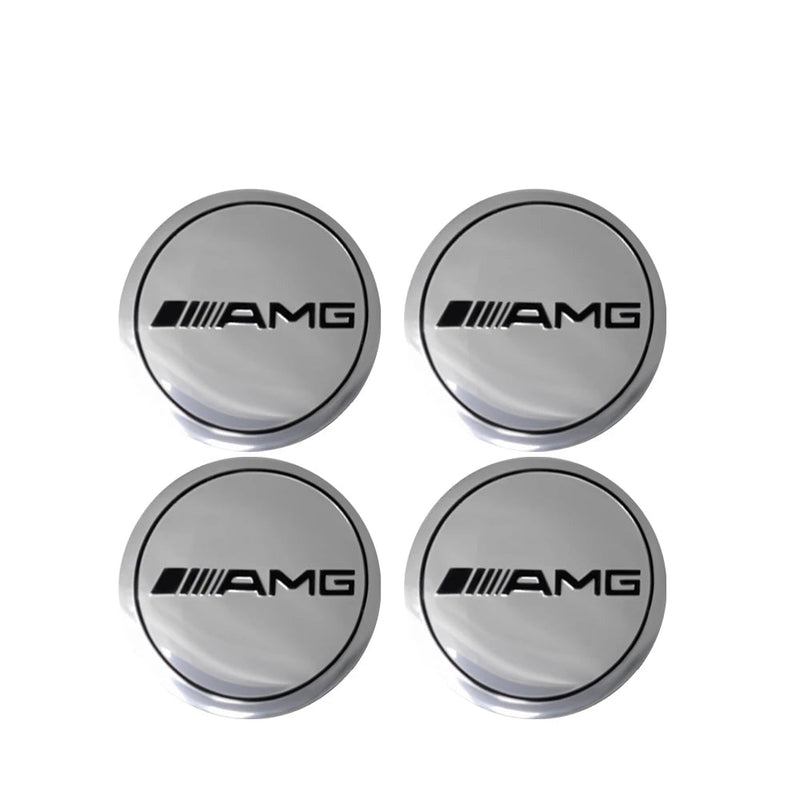 Adesivo Tampas de Cubo de Roda para Mercedes Benz 4 peças 56mm