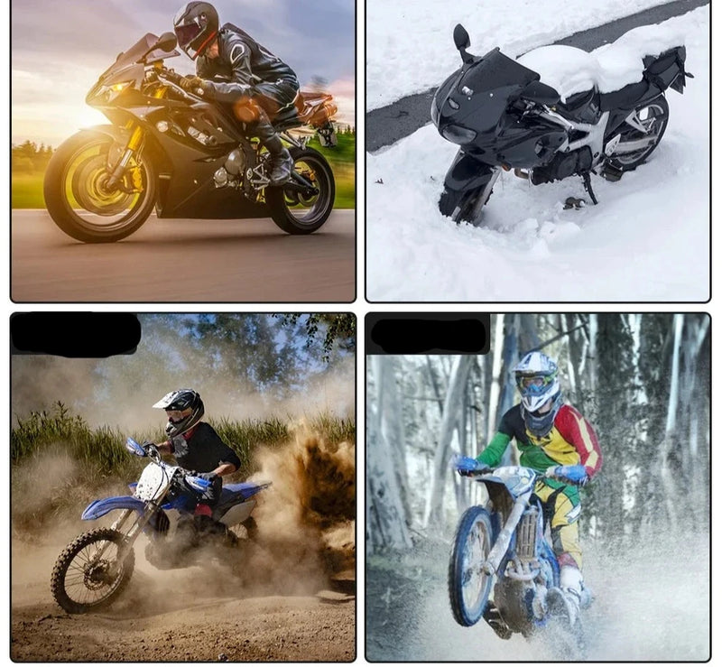 Capa para motocicleta à prova d'água para áreas internas e externas