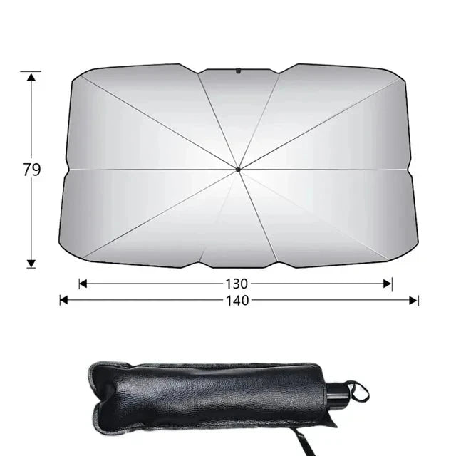 Guarda-sol para carro de para-brisa Universal.