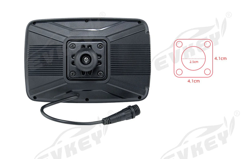 Velocimetro Painel Digital Carplay Android Prova D'Água para Motos