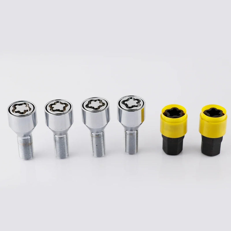 Parafusos de Travamento Anti-roubo M14X1.5 28mm Fit VW Audi