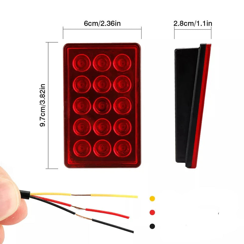 Luz de freio em led universal tunning