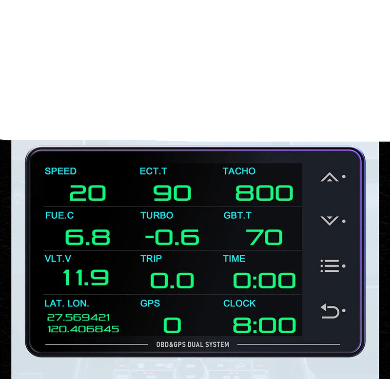 Velocimetro Painel Digital Multi-função OBD + GPS