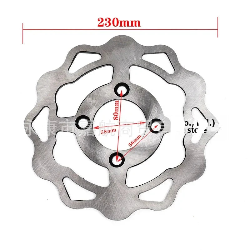 Disco de Freio Dianteiro e Traseiro 180/230mm de Motocicleta