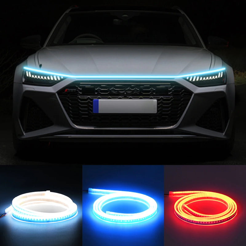 Fita de Luz Decorativa Dinâmica LED para Capô de Carro