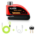 Trava de Disco a Prova D`água com Alarme Anti-Roubo de 110db