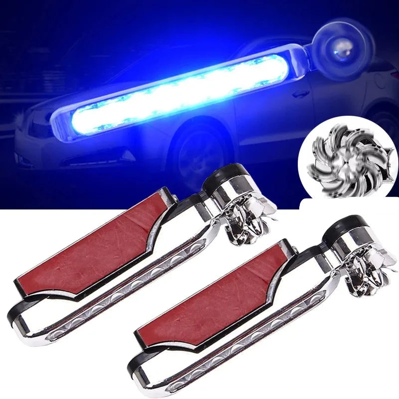 Luzes diurnas de carro LED movidas a vento