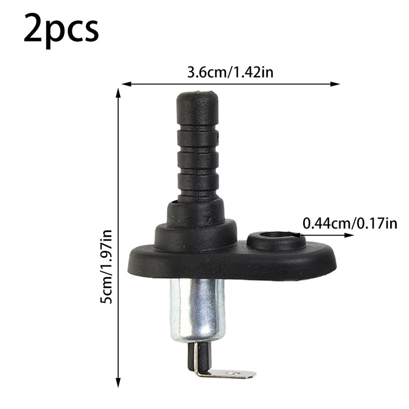 Interruptor de Porta de Carro Motor Capô Pino de Luz de Porta 20A 12V 2 peças
