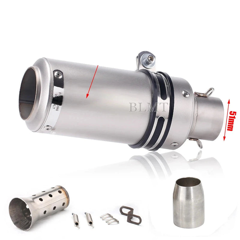 Ponteira de Escapamento Universal DB Killer 51/60mm para z900 R3 R25 MT07 MT09 R1 Z400 Z650