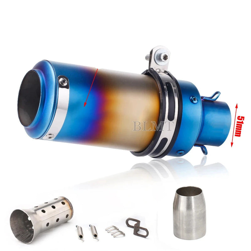 Ponteira de Escapamento Universal DB Killer 51/60mm para z900 R3 R25 MT07 MT09 R1 Z400 Z650