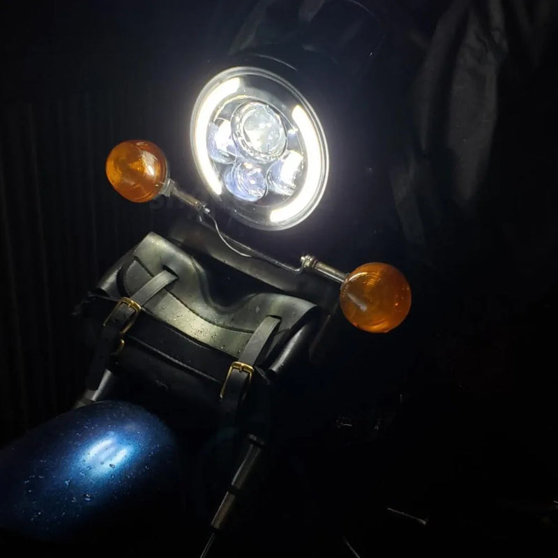 Farol universal Redondo em LED de 7 Polegadas