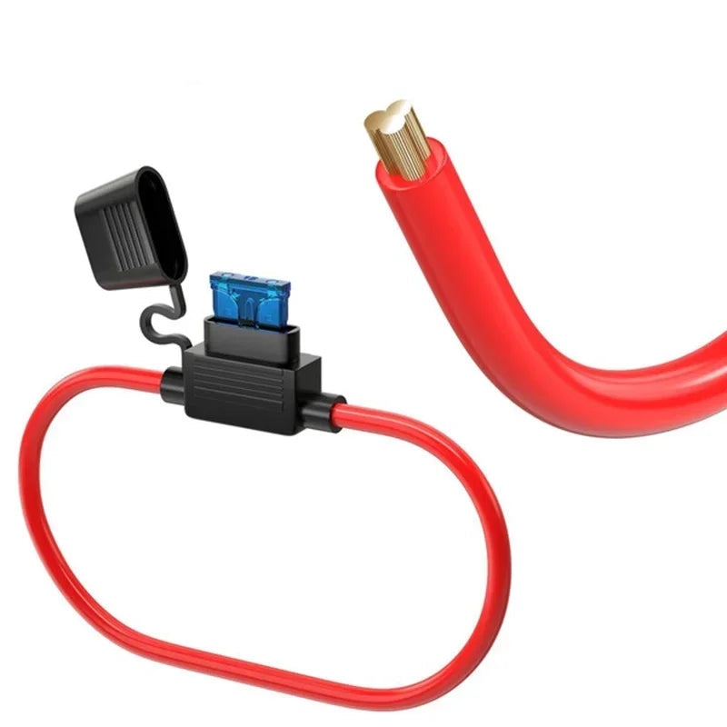 Porta-Fusível de Lâmina Mini em Linha (com Fusível) 5/10 Peças