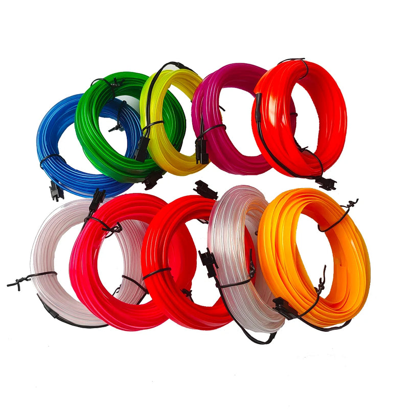 Tiras de Lâmpadas Decorativas para Interior de Carro de LED