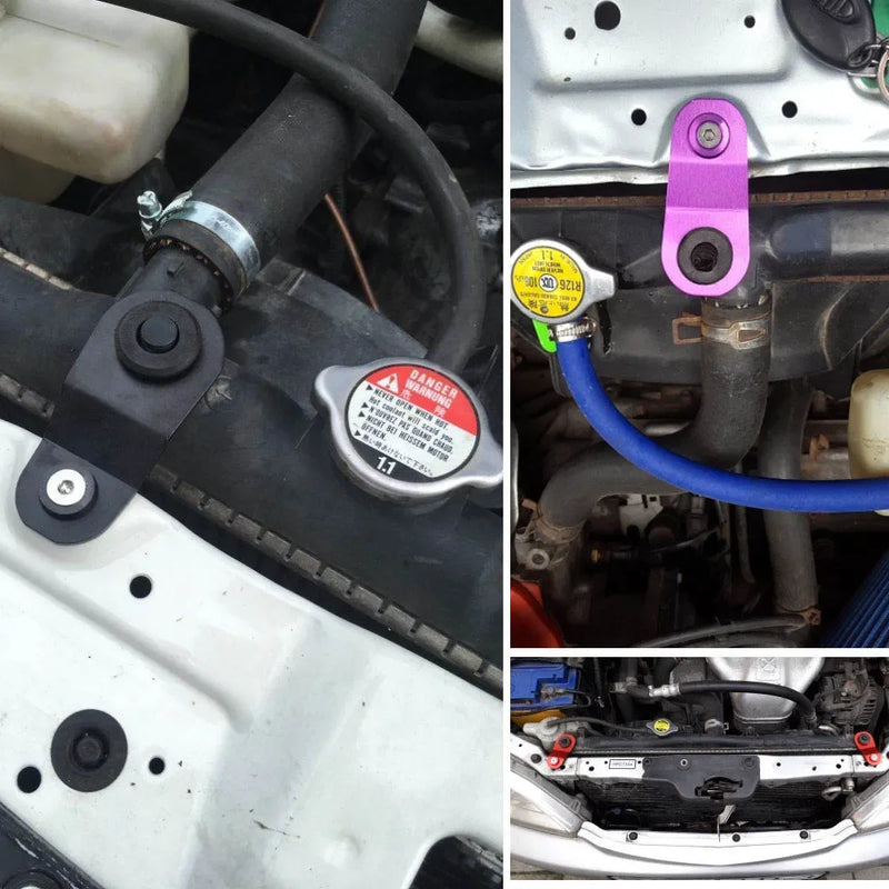 Suporte de refrigeração de Suporte do radiador de carro em Aluminio