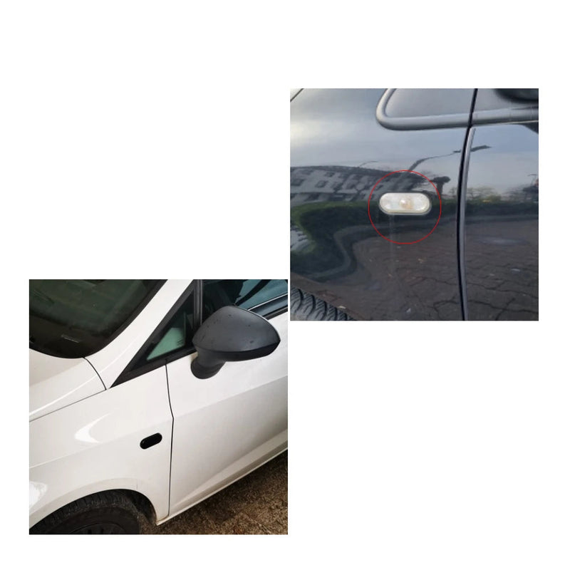 Lampadas Pisca de Led Laterais sequencial Bora Golf Passat Polo Ibiza 2 Peças Dinâmico