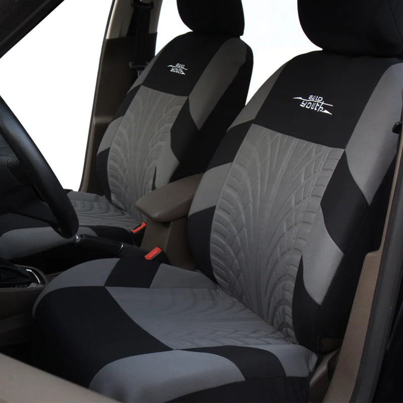 Conjunto de capas para assento de carro bordado