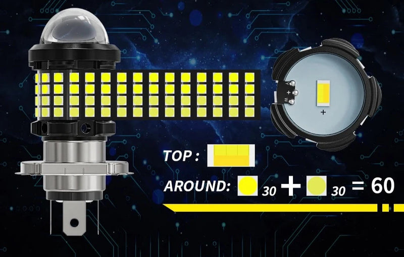 Lâmpadas de led  para motos e carros super forte.