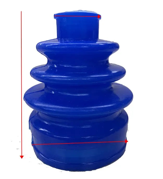 Coifa de Mocinética Azul de Silicone Universal