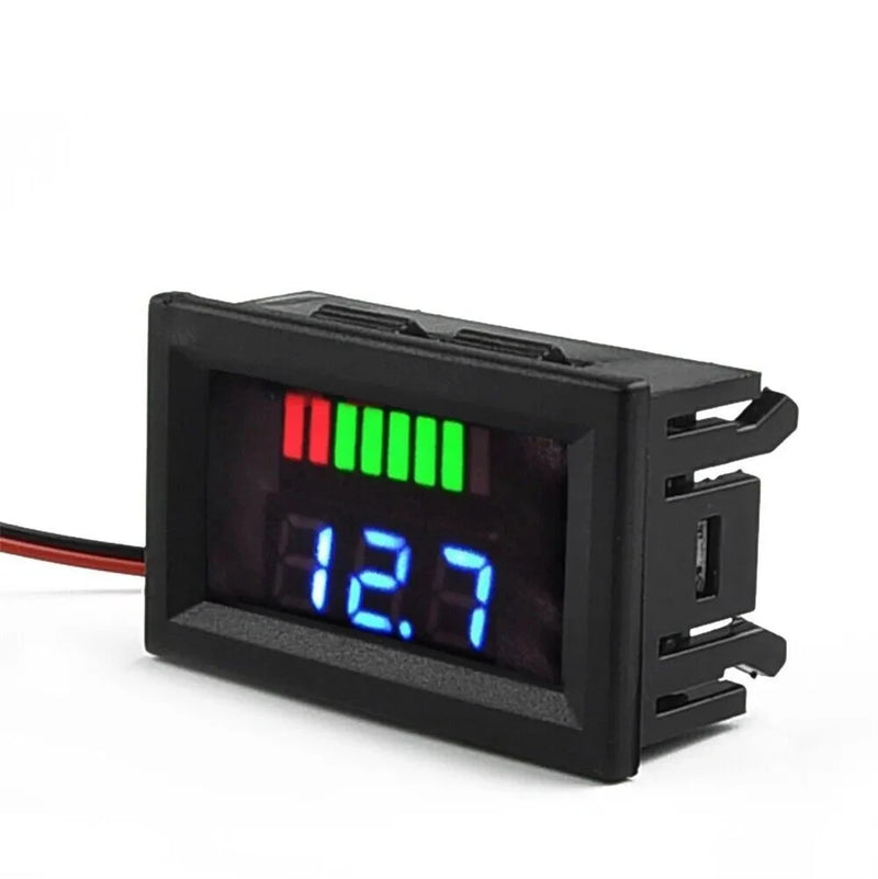 Voltímetro Digital Automotivo em LED DC 12v 24v 36v 48v 60v