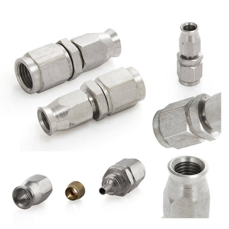 Encaixe Conector Giratória de Freio Aço Inoxidável