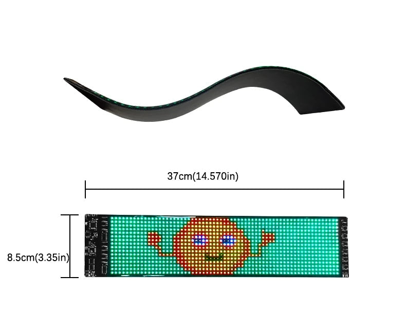 Display LED Flexível Programável para Exterior Personalizado