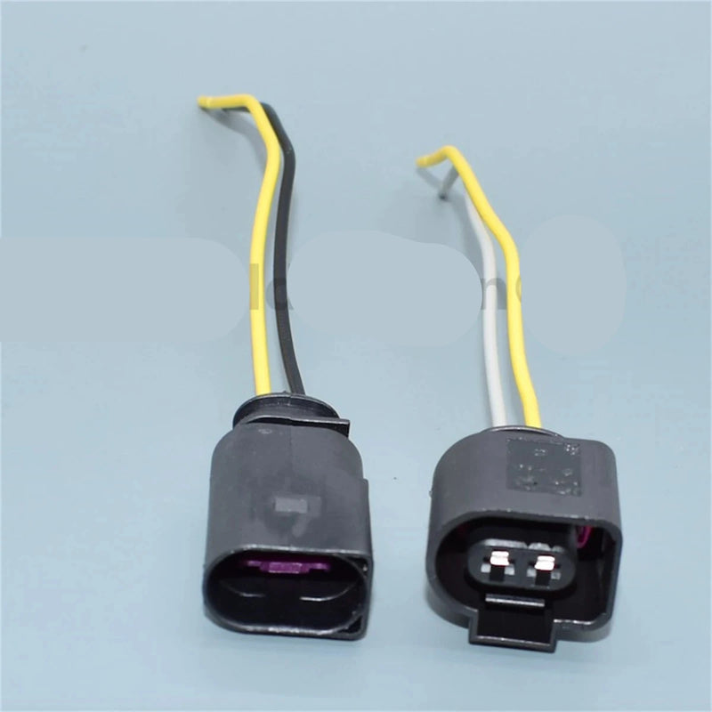 Plugue conector de buzina elétrica para AUDI VW Skoda Passat VAG 2 pinos/vias 3,5 mm