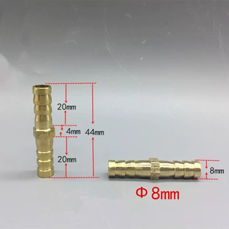 Conector Tubo de Encaixe Adaptador Cobre 4mm 5mm 6mm 8mm 10mm 12mm