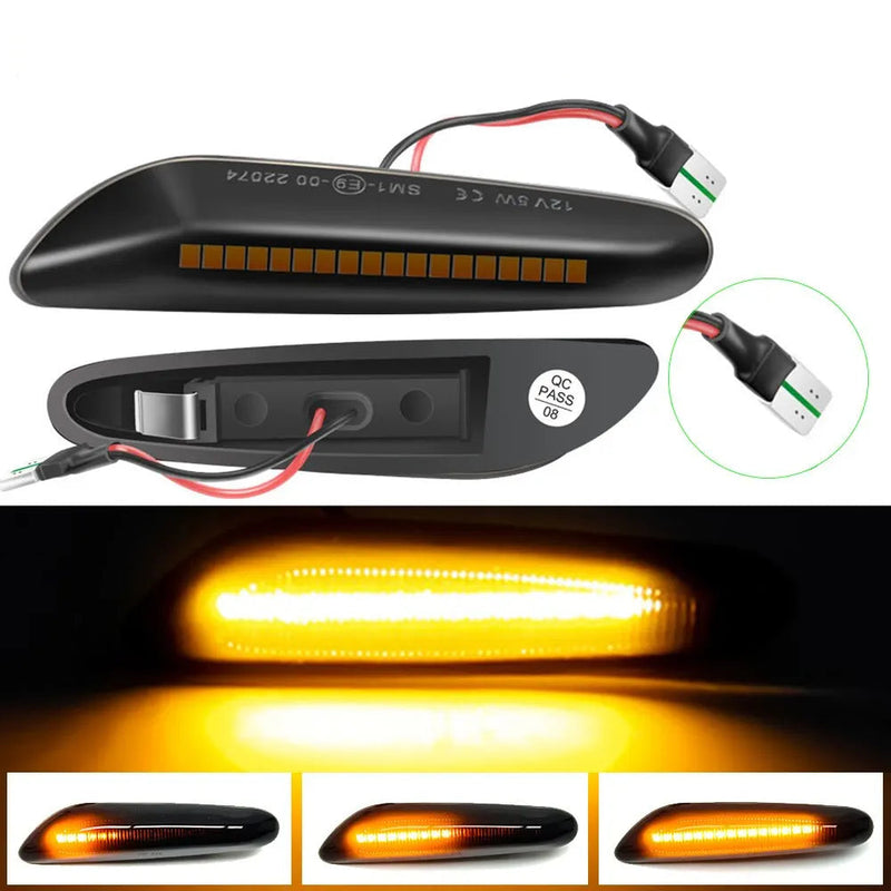 Lampada Led Pisca Lateral Sequencial para BMW E90 E91 E92 E93 E60 E87 E82 E46